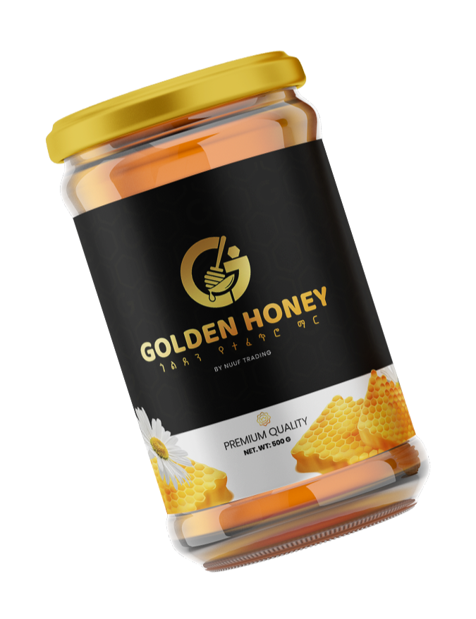 Golden Honey Bottle